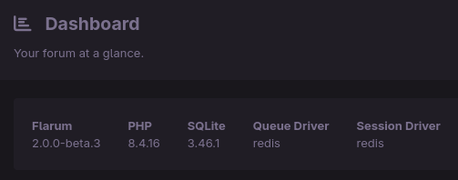 Статус в контрольній панелі FoF/redis (скріншот)