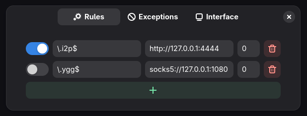 Налаштування проксі I2P в Yoda