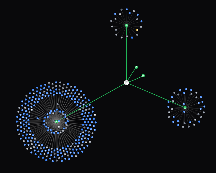 Візуалізація локальної мережі Reticulum з підключенням через Yggdrasil (станом на 2025)