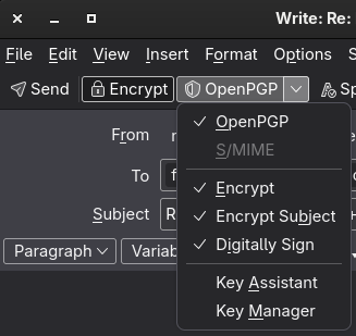 Перелік зашифрованих сутностей листа (скріншот)